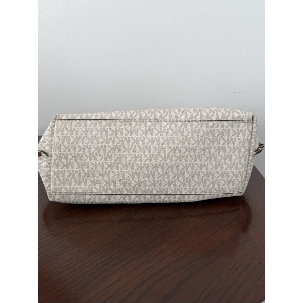 Michael Kors Shoulder Bag Joan Large Slouchy Vanilla Pebbled Leather AUTHENTIC - Picture 15 of 16